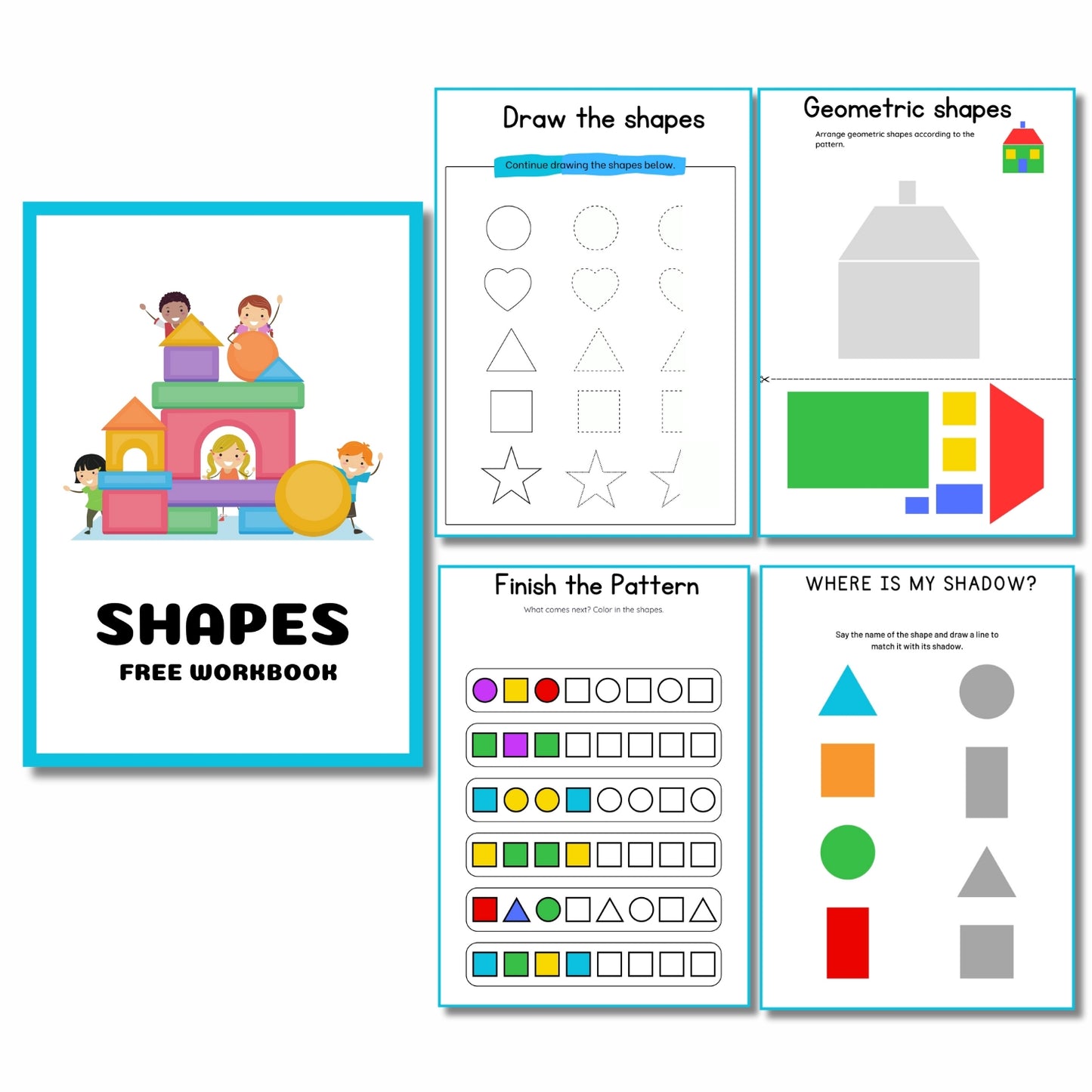 Freebie Shapes Workbook 1