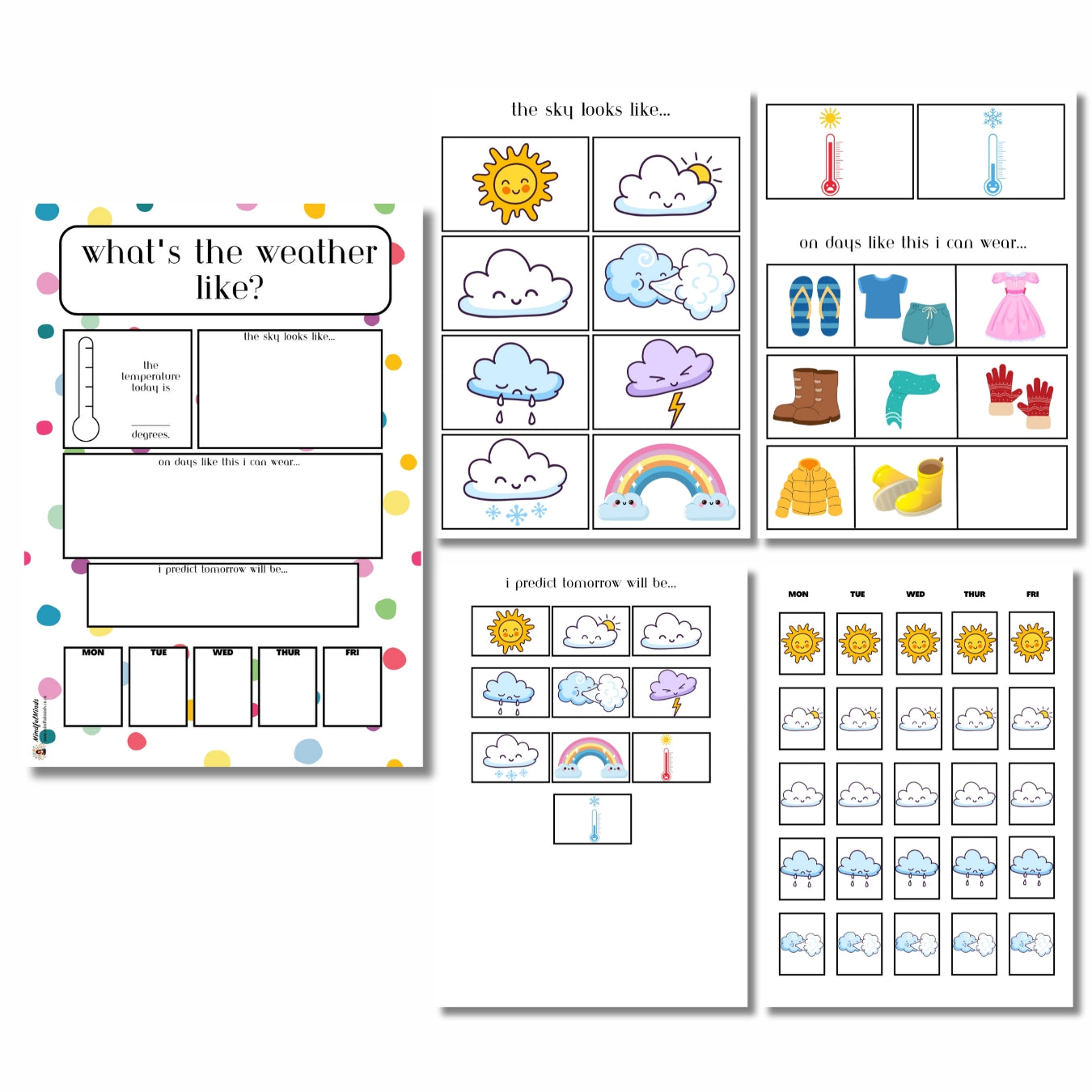 Dots Weather Chart